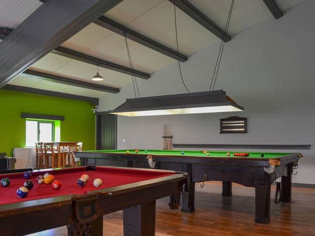 Well-appointed shared games room | Struncheon Hill Farm, Brandesburton, near Bridlington