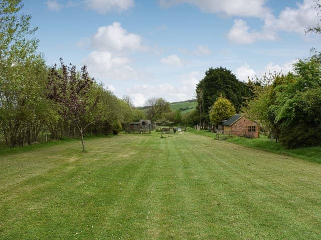 Garden | The Lodge - Trecan Farm Cottages, Lanreath, near Looe