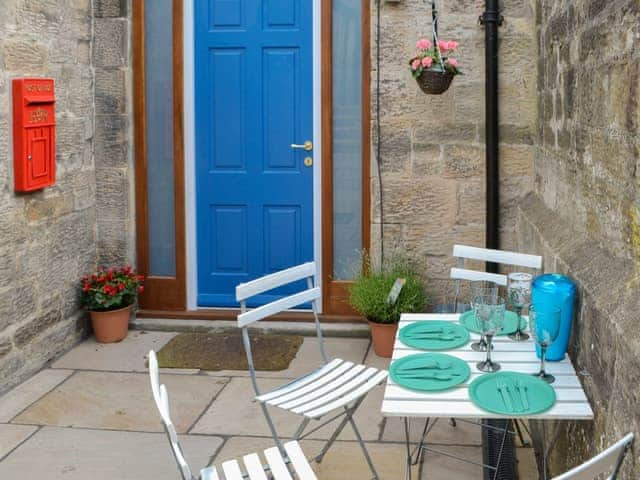 Sitting-out-area | The Old Telephone Exchange, Rothbury