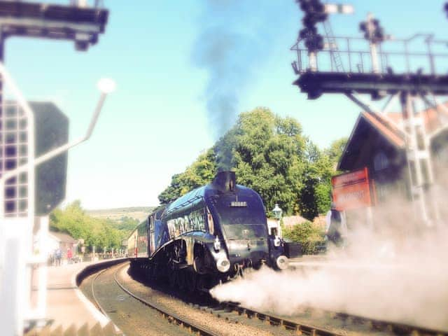 Historic steam railway in Grosmont | The Yorkshireman, Ravenscar, near Robin Hood&rsquo;s Bay