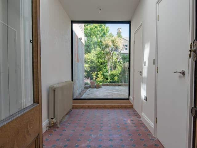 Hallway with garden window | Arthur House, Cliftonville