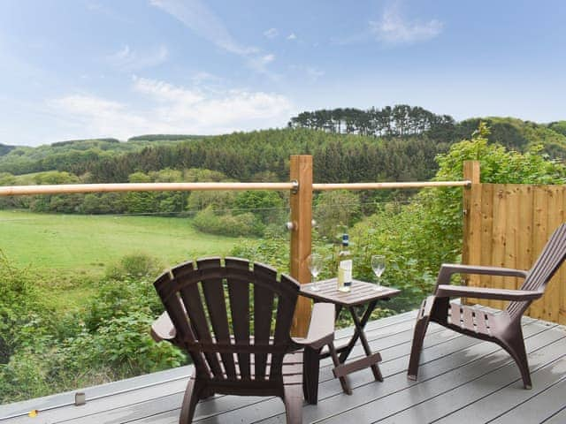 Decking area | Apple Tree Cottage - Sanctuary Farm Cottages, Morwenstow, near Bude