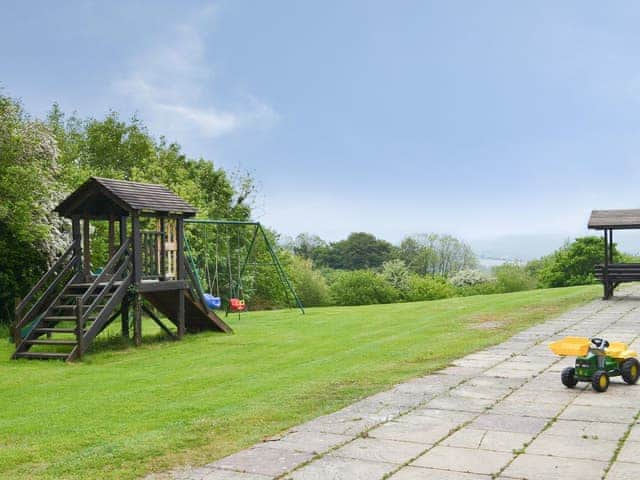 Children&rsquo;s play area | Sherrill Farm Holiday Cottages, Dunterton, near Tavistock