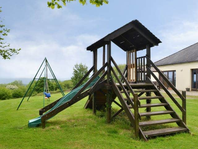 Children&rsquo;s play area | Sherrill Farm Holiday Cottages, Dunterton, near Tavistock