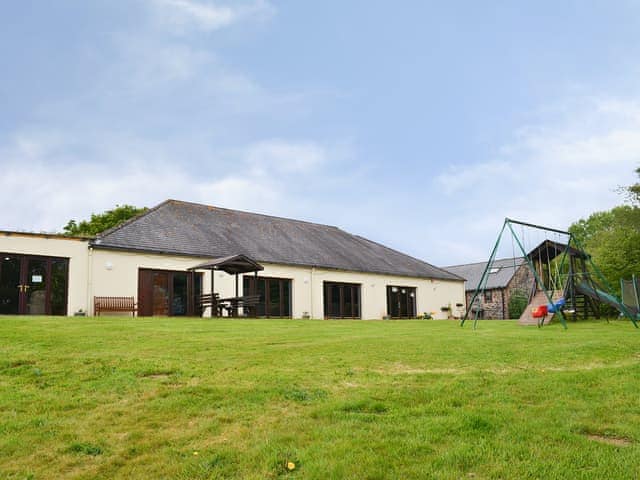 Children&rsquo;s play area | Sherrill Farm Holiday Cottages, Dunterton, near Tavistock