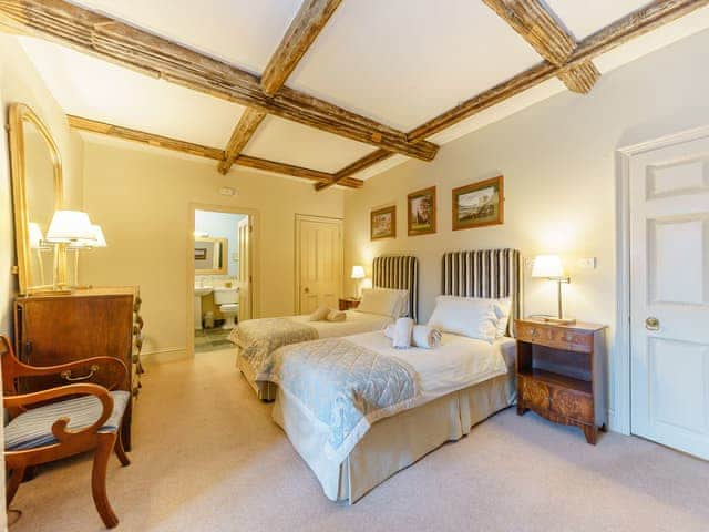 Peaceful twin bedroom | Sir Henry Sidney - Ludlow Castle, Ludlow