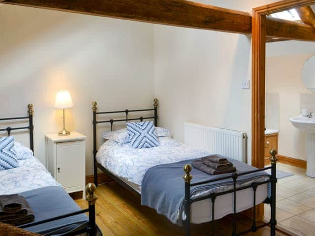 Twin bedroom | The Stable - Knoppingsholme Cottages, Tarset, near Bellingham