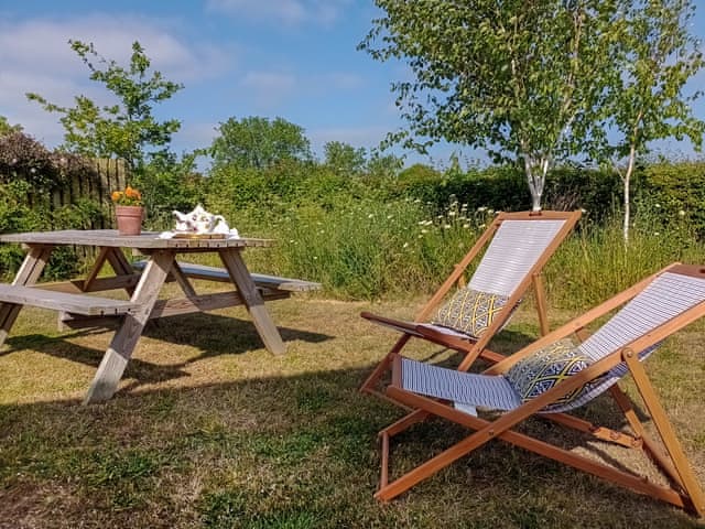 Private garden area | The Sett, Stone Allerton, near Cheddar