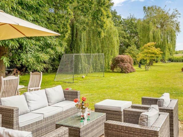 Outdoor seating area | Riversdale Cottage, Irstead, near Wroxham