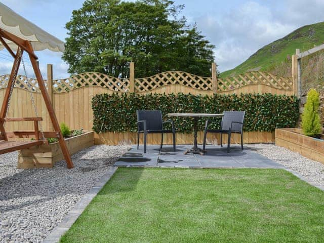 Outdoor area | The Rocking Lodge - Doddick Farm Cottages, Threlkeld, near Keswick