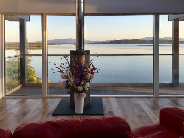 Living area | Otters View - Tidereach Apartments, Connel, near Oban