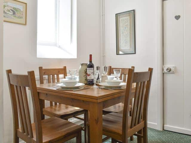 Light and airy dining area | Underhill Cottage, Arnside, near Grange-over-Sands