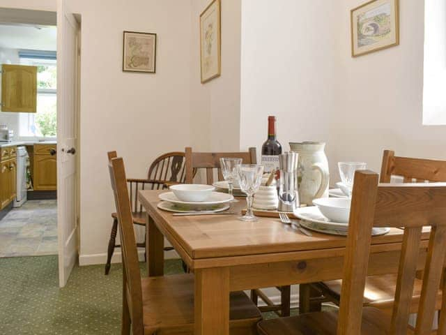 Convenient dining area | Underhill Cottage, Arnside, near Grange-over-Sands