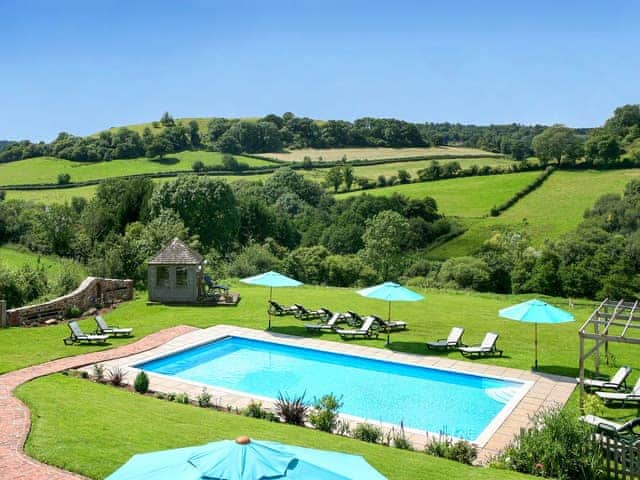 Swimming pool | Sid Valley Cottages, Sidbury, near Sidmouth