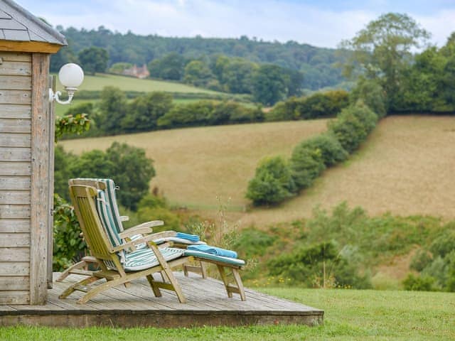 Sitting-out-area | Sid Valley Cottages, Sidbury, near Sidmouth