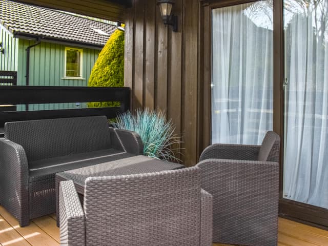 Sitting-out-area | Cherry Tree Lodge, Yanwath, near Penrith