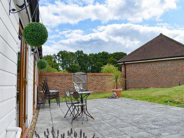 Patio | The Little Abbey - The Berkley Lodges, Beckley, near Rye