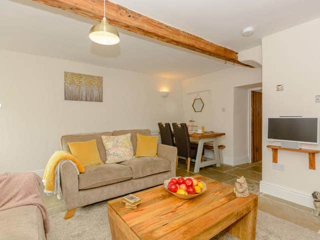 Comfortable seating within living area | Whibberley Cottage, Ashford-in-the-Water, near Bakewell