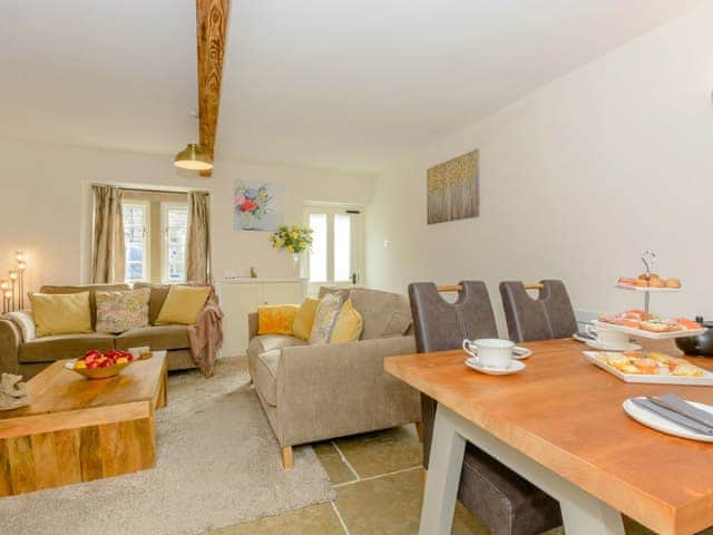 Spacious living and dining room | Whibberley Cottage, Ashford-in-the-Water, near Bakewell