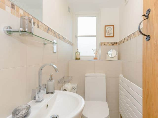 First floor separate toilet | Whibberley Cottage, Ashford-in-the-Water, near Bakewell