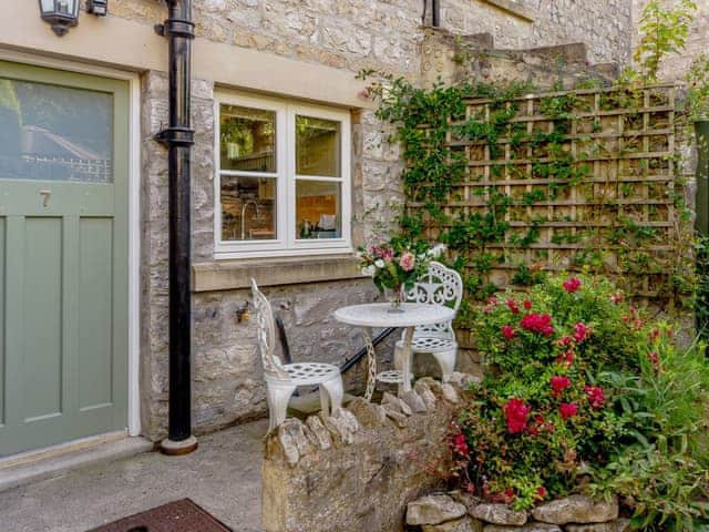 Delightful garden area | Whibberley Cottage, Ashford-in-the-Water, near Bakewell