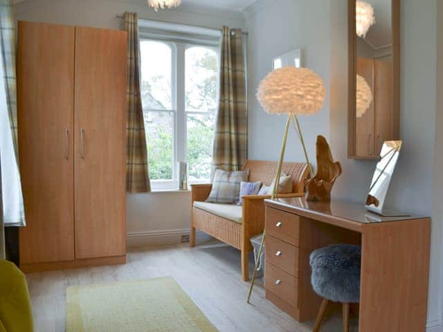 Spacious dressing area in the double bedroom | Riversdale - Grange End Cottages, Grasmere