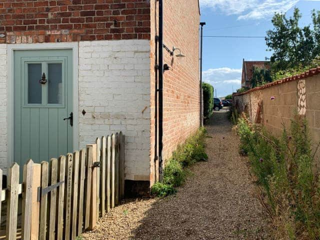 Rear entrance to holiday home | Coastguard&rsquo;s Cottage, Burnham Overy Staithe, near Burnham Market