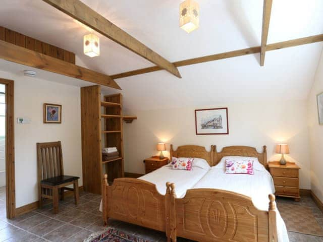 Characterful twin bedroom | The Bran House - The Courtyard, Hareby, near Horncastle