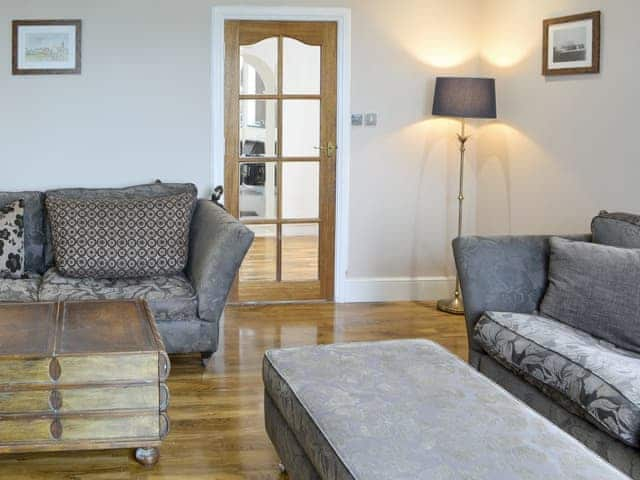 Comfortable seating within living room | The View Old Coastguard Cottage, Tynemouth