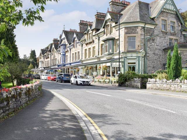 Attractive shops at grange over sands