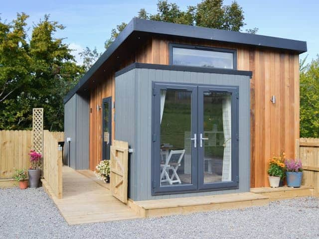 One of a pair of delightful studio lodges | Lapwing - Wallace Lane Farm Cottages, Brocklebank, near Caldbeck and Uldale