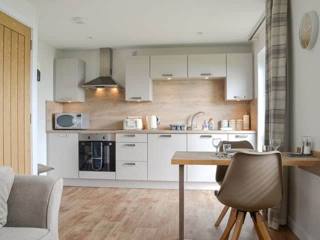 Well presented open plan living space | Rockworks Chalets No. 3 - Rockworks Chalets, Holm, near Kirkwall