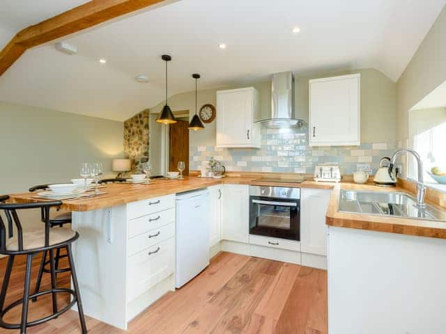 <strong>C</strong>ontemporary kitchen area | Stackyard Cottage, Skeyton, near North Walsham