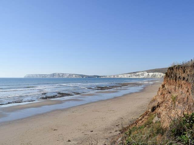 The beautiful beach at Compton Bay