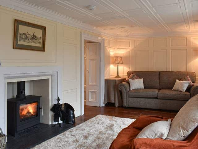 Living room with wood burner | The Haven, Holy Island, near Berwick-upon-Tweed