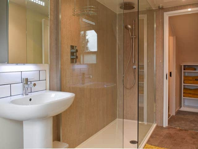 Bathroom with separate shower | The Haven, Holy Island, near Berwick-upon-Tweed