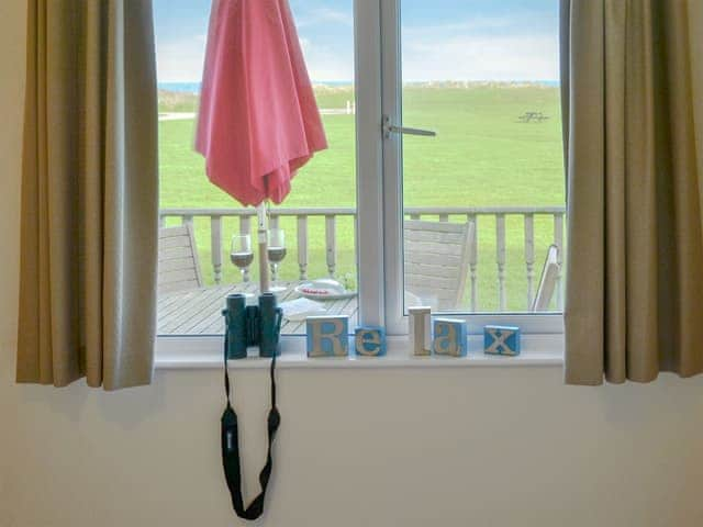 Sea views from the bedroom | Roses Place, Bacton