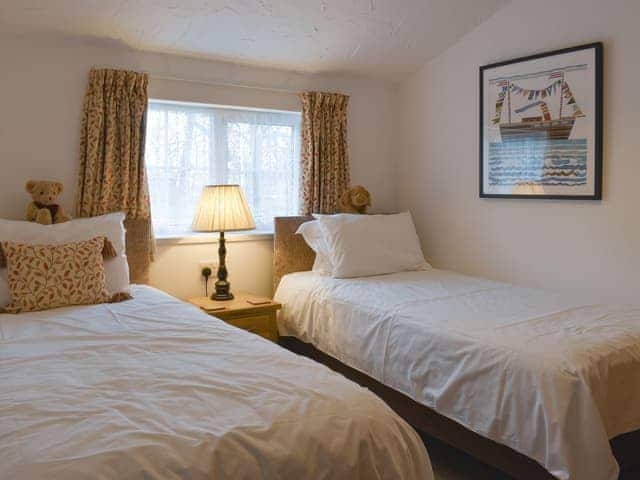 Comfortable twin bedroom | The Linney - Cartole Cottages, Pelynt, near Looe