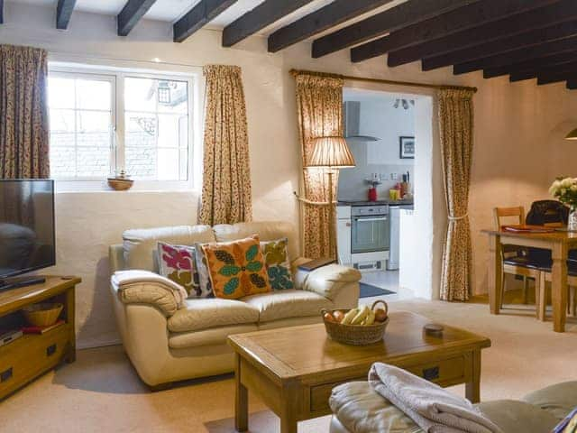 Characterful living and dining room | The Shippen - Cartole Cottages, Pelynt, near Looe