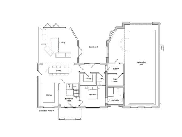 Ground floor plan | Cherry Ridge, Great Bircham, near Brancaster