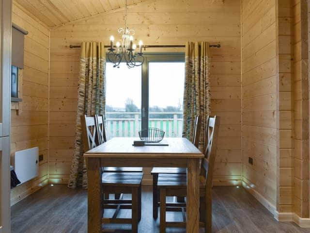 Convenient dining area | Cedar Lodge, Larch Lodge - Dale Garth Lodges, Mascalles, near Ulverston