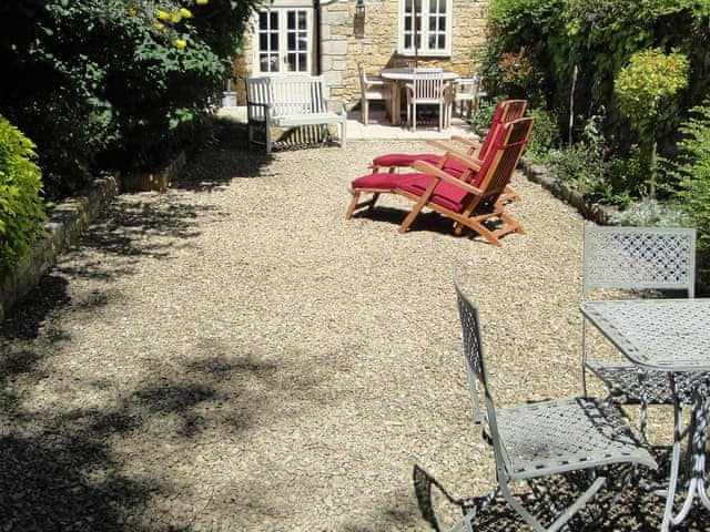 Outdoor area | Spring Cottage, Bourton-on-the-Water