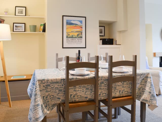 Lovely stylish dining room | Honeysuckle Cottage, Watchet