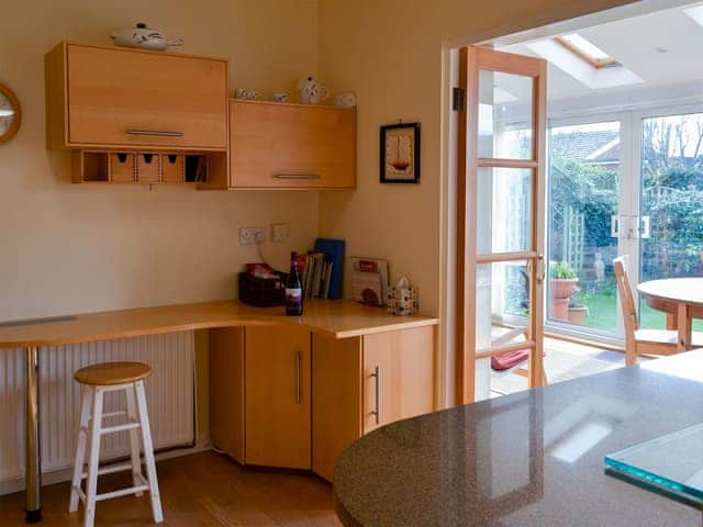 French doors leading to the sun room | Dunlin, Beadnell