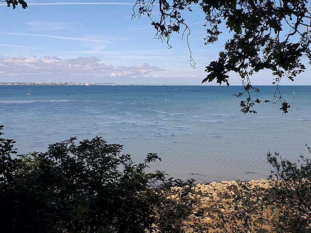 Magnificent views across The Solent towards Portsmouth | Bodwen, Wootton Bridge, near Ryde