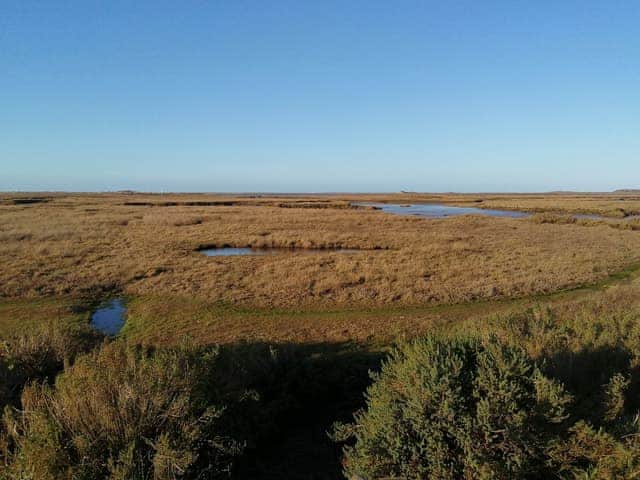 The desolate beauty of the coastal salt marshes | Dale View, Vista Cottage - Sea Marsh Cottages, Brancaster Staithe, near Wells-next-the-Sea