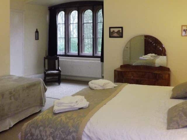 Good-sized king size bedroom | Whitehall Pele Tower, Mealsgate