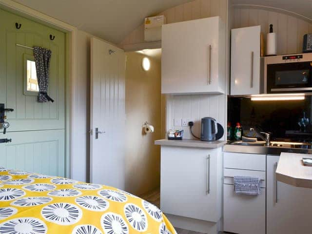 Open plan living space | Derwent - Lake View Shepherds Huts, Millbeck, near Keswick