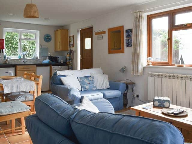 Open plan living space | Seaview cottage - Talland Beach Cottages - Seaview Cottage, Talland Bay, near West Looe