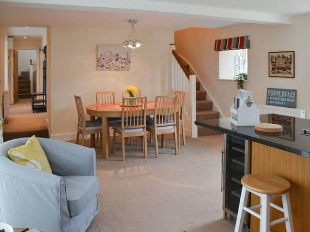 Kitchen with dining area | Stable Cottage, Chatton, near Wooler